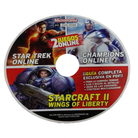 Stark Trek Online + Champions Online + Starcraft 2 Wings Of Libe