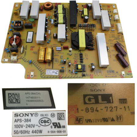 Fuente de Alimentación 1-894-727-11 SONY KDL-75W855C SWAP