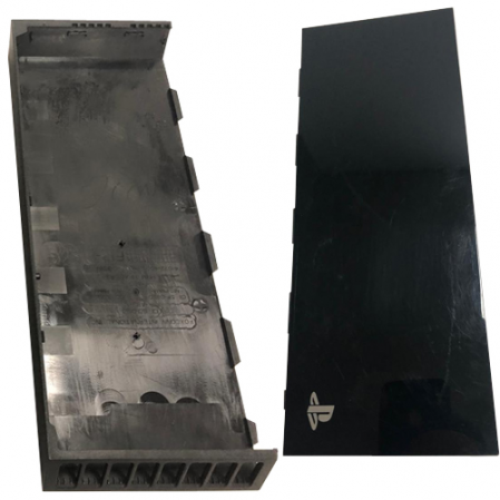 Carcasa Superior Pequeña Negra Metalizada Sony Ps4 FAT SWAP