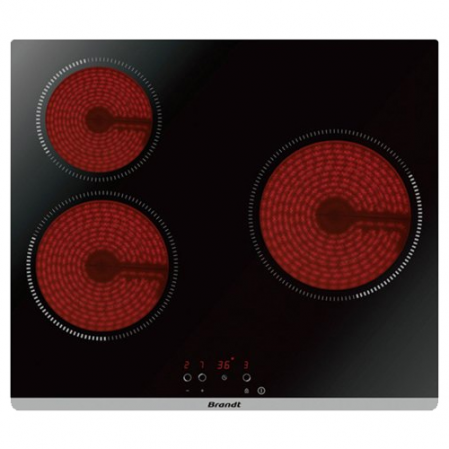 Placa Vitrocerámica BRANDT BPV6320B (Eléctrica - 58 cm - Negro)