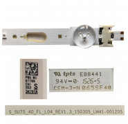 Tira de 4Leds Samsung E88441 CEM-3-N 065SF40 UE40JU6400K