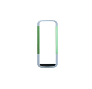 Carcasa Nokia 5000 Verde/Blanca Frontal-Original-