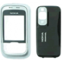 Carcasa Nokia 6111 Frontal + Trasera Negra-Plata