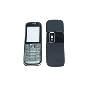 Carcasa Nokia 6233 Negro Goma Frontal+Trasera