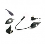 Adaptador Audio + Micrófono Motorola L2,L6,L7,U6,V3,... 3,5 mm