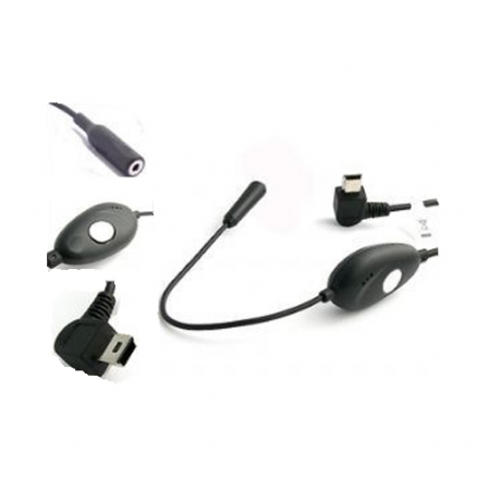 Adaptador Audio + Micrófono Motorola L2,L6,L7,U6,V3,... 3,5 mm