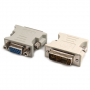 Adaptador Conector DVI-A (Macho 12 + 5) a VGA (Hembra DB15)