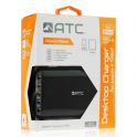 Adaptador de Red ATC con 5 Puertos USB 5A Negro