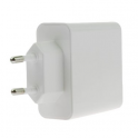 Adaptador de Red ATC con 2 Puertos USB 3.4A Blanco