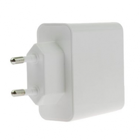 Adaptador de Red ATC con 2 Puertos USB 3.4A Blanco