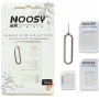 Adaptador de Tarjeta Nano Sim / Micro Sim / Sim Blanco