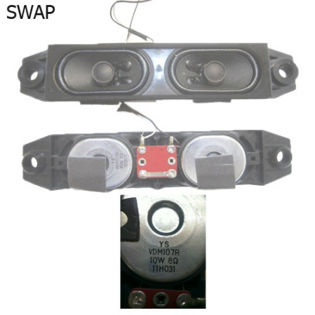 Altavoces Grundig 48VLE614 SWAP