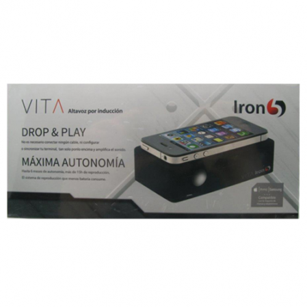 Altavoz Iron 5 VITA Por Inducción Inalámbrico Negro
