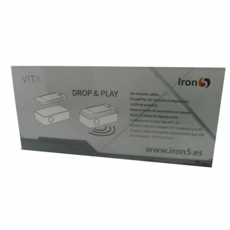 Altavoz Iron 5 VITA Por Inducción Inalámbrico Negro