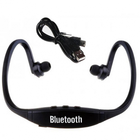 Auriculares Bluetooth + Radio + SD Sport BS-19C Verde