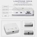 Base de Carga Dock iPhone 5, iPad 4, iPad Mini, iPod Touch 5...