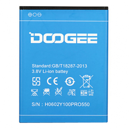 Bateria Doogee Valencia2 Y100 Pro 2200mAh 3.8V SWAP