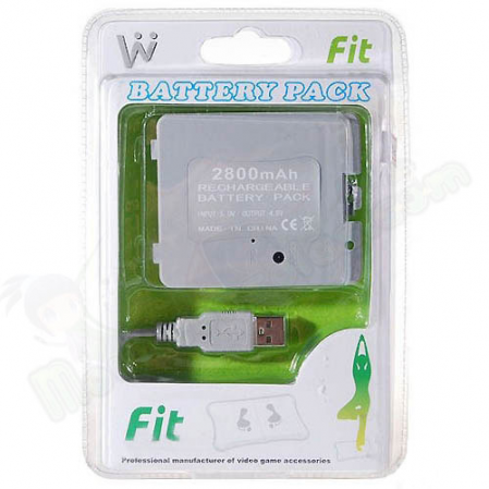 Bateria Recargable con Cable USB 2800mAh Wii Fit