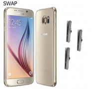 Botón Encendido + Volumen Samsung S6 SM-G920f Dorado SWAP