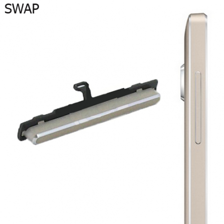 Botón Volumen Dorado Samsung Galaxy A3, Galaxy A5... SWAP