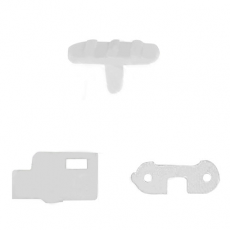 Boton Bloqueo Exterior Completo Nokia N97 Mini Blanco