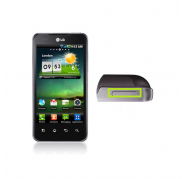 Boton de Encendido LG Optimus 2X P990 Plata