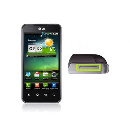 Boton de Encendido LG Optimus 2X P990 Plata