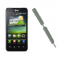 Boton de Volumen LG Optimus 2X P990 Plata