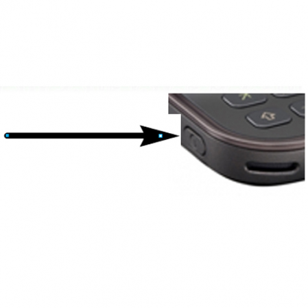 Boton exterior on / off nokia n97 mini negro