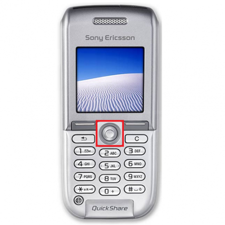 Boton Joystick Sonyericsson K300 Plata