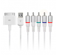 Cable AV Componentes Video + Audio Stereo + USB 5RCA