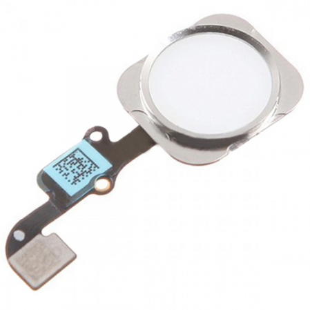 Cable Flex + boton Home Sensor de Huellas iPhone 6 / 6+ Blanco