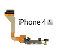 Flex Conector de Carga / Accesorios iPhone 4S Negro