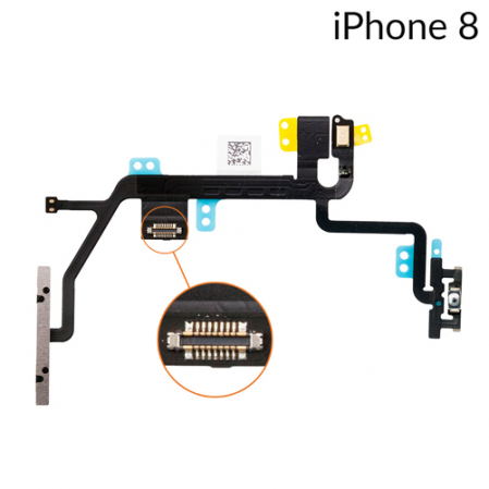 Cable Flex Boton Volumen, micro... iPhone 8
