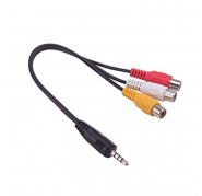 Cable RCA video y audio LG 49LF510V