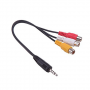 Cable RCA video y audio LG 49LF510V
