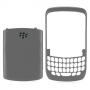Carcasa  Frontal + Tapa Bateria Blackberry 8520 Gris Oscuro
