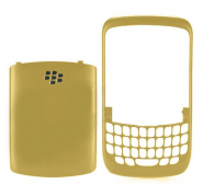Carcasa Frontal + Tapa Bateria Blackberry 8520 Oro Carcasa Frontal + Tapa Bateria Blackberry 8520 Oro