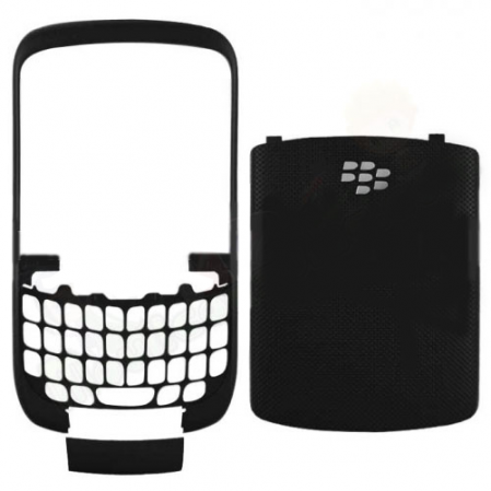 Carcasa  Frontal + Tapa Bateria Blackberry 9300 Negra