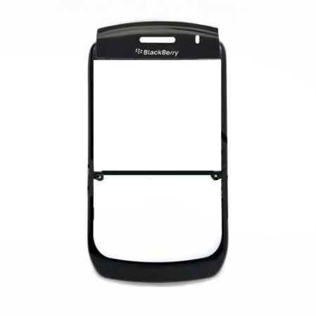 Carcasa  Frontal Blackberry 8900 Negra con Embellecedor