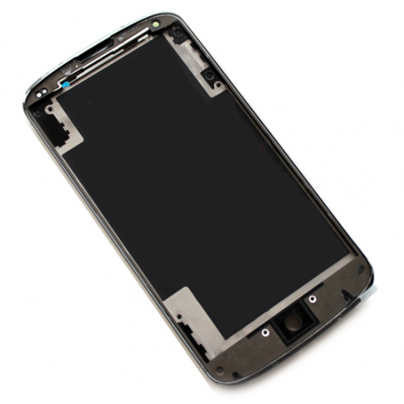 Carcasa Central + Marco Frontal LG Nexus 4 E960 Negra Swap