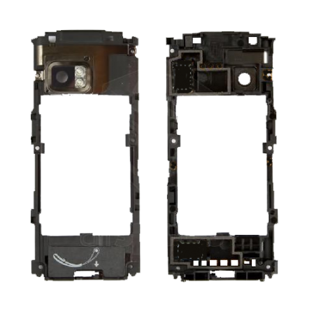 Carcasa central  nokia X6 negra(swap)