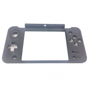 Carcasa Central Interna Lcd inferior Negra Nintendo New 2ds XL S