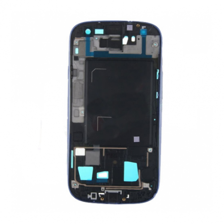 Carcasa Central + Marco Frontal Galaxy S3 i9300 Azul Swap