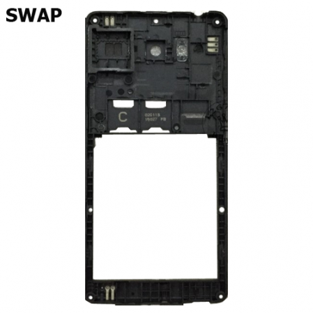 Carcasa Central Negra Xiaomi Redmi 2 SWAP