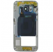 Carcasa central Samsung Galaxy S6 SM-G920f negra swap Carcasa central Samsung Galaxy S6 SM-G920f negra swap