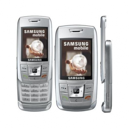 Carcasa Central Slide Samsung E250 Plata