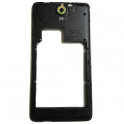 Carcasa Central Trasera + Marco Color Plata Cubot s222