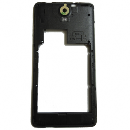 Carcasa Central Trasera + Marco Color Plata Cubot s222