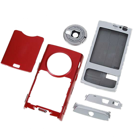 Carcasa Completa Nokia N95 Roja / Plata